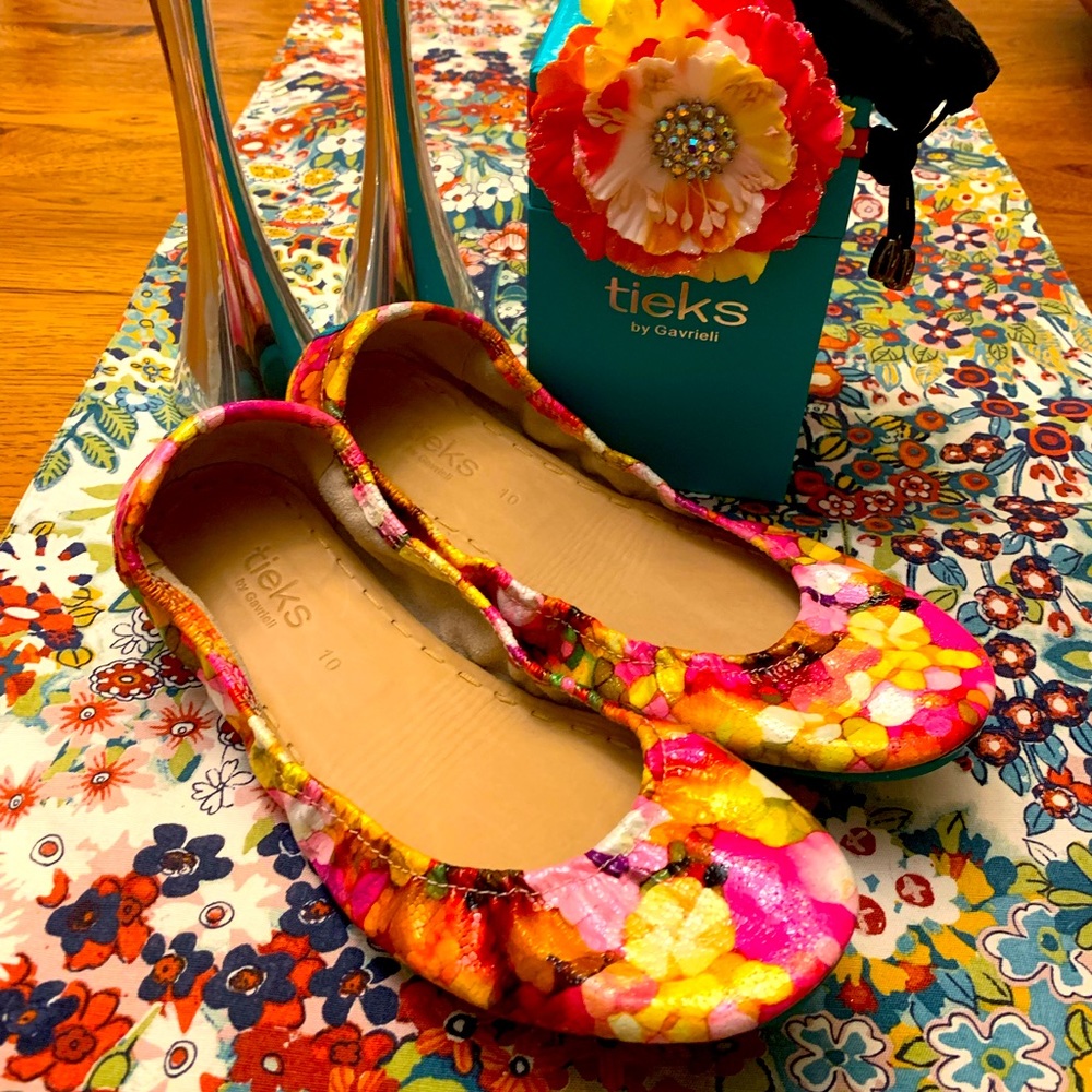 Tieks AQUARELLA Size 10 Like New
